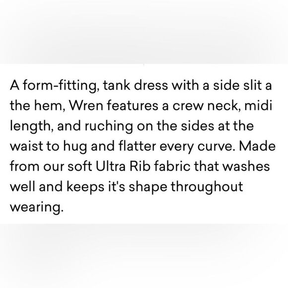 COPY - Michael Stars Wren tank dress, size medium NWT - Picture 13 of 15